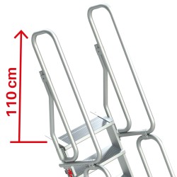 Escalera fija SG60 para entreplantas y altillos 60° | Faraone