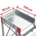 SY45 | Escalera con plataforma y cuatro ruedas