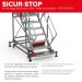 SY60 | Escalera de aluminio con plataforma y cuatro ruedas