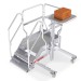 PICK | Escalera con plataforma y plano de carga eléctrico
