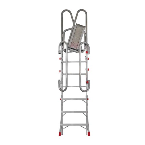 Escalera plegable para camión regulable en altura SCRT