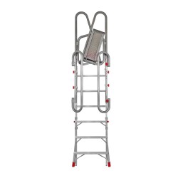 Escalera plegable para camión regulable en altura SCRT