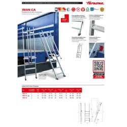 Escalera de acceso a camiones con imanes IMAN-CA