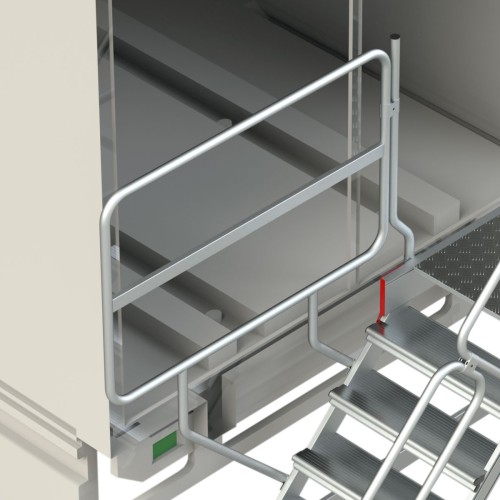 Escalera para tráiler y camiones frigoríficos SY-CA