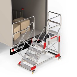 Escalera para tráiler y camiones frigoríficos SY-CA