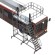 TSA-S | Escalera con plataforma y barandilla regulable