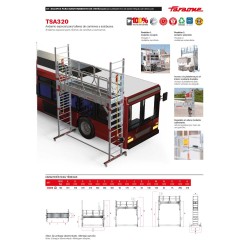 TSA320 | Andamio para mantenimiento de camiones y autobuses | Faraone