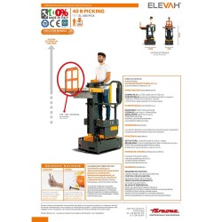 ELEVAH 40B Picking | Altura máxima de trabajo: 4 m