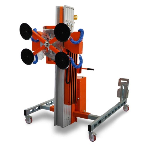 HW-BIGEL-V | Elevador de vidrio con elevación eléctrica . H máxima 620 cm. Capacidad máxima 250 kg.