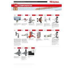 Elevador de materiales HW-IB con base de acero supercompacta. H máx. hasta 4,18 m. Capacidad máx. hasta 250 kg. | Faraone