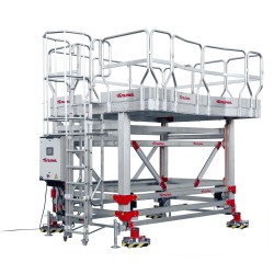 EM410 | Escalera especial para acceso a Aviones a medida | Seguridad en altura Faraone