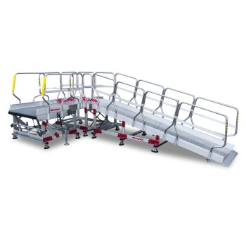 EM411 | Escalera especial para acceso a Aviones a medida | Seguridad en altura Faraone