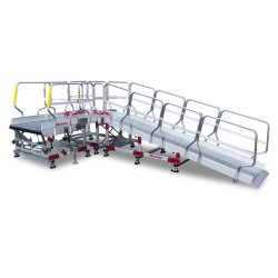 EM411 | Escalera especial para acceso a Aviones a medida | Seguridad en altura Faraone