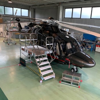 EM505  Estructura a medida para mantenimiento de helicópteros | Faraone