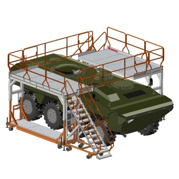 EM702 | Estructura a Medida para Mantenimiento de Vehículos Militares