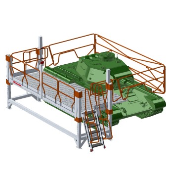 EM703 | Estructura a Medida para Mantenimiento de Vehículos Militares