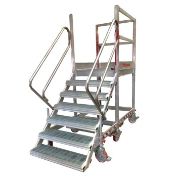EM1405 Escalera de Acceso Lateral | Escalera Industrial Móvil Faraone