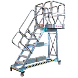 EM1406 Escalera de Acceso Lateral | Escalera Industrial Alta Faraone