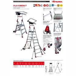 Escalera profesional PL-COMPACT con plataforma | Faraone