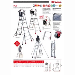 PLS-EXT-R Tramo exterior con ruedas dobles y fijación resistente para PLS