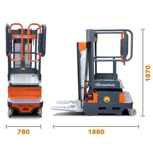 ELEVAH E6 TIRES | H. máx. de trabajo: 6 m.