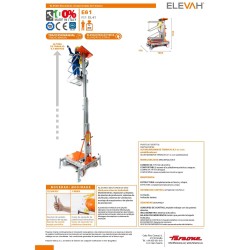 ELEVAH 61 | H. máx. de trabajo: 6,1 m.
