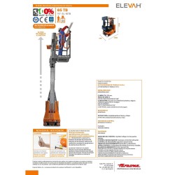 ELEVAH 65 TB | H. máx. de trabajo: 6,50 m.