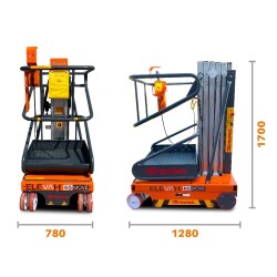 ELEVAH 65 MOVE LIGHT| H. máx. de trabajo: 6,35 m.