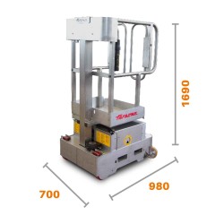 ELEVAH 5 INOX | H. máx. de trabajo: 5,15 m.