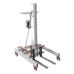 HW3-LIGHT| Elevador de materiales ligero y fácil de transportar. H máx. 4,45 m. Capacidad máx.150 kg.