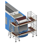 Escaleras para Mantenimiento de Trenes