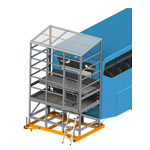 Escaleras para Mantenimiento de Autobuses