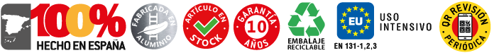 EN1100 | Escalera de apoyo con peldaños anchos