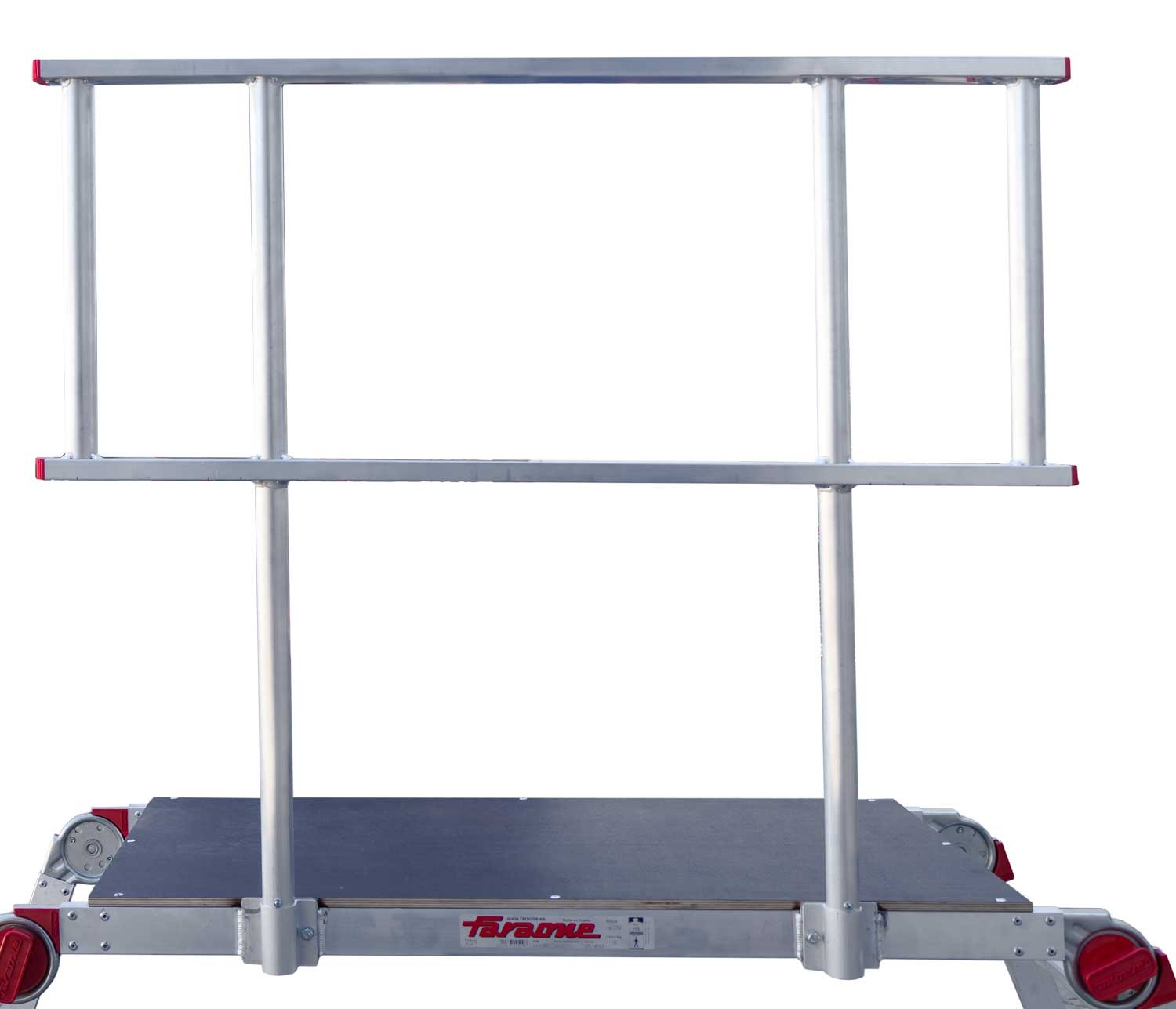 PLAT-BAR | Barandilla de seguridad para plataforma de trabajo regulable PLAT