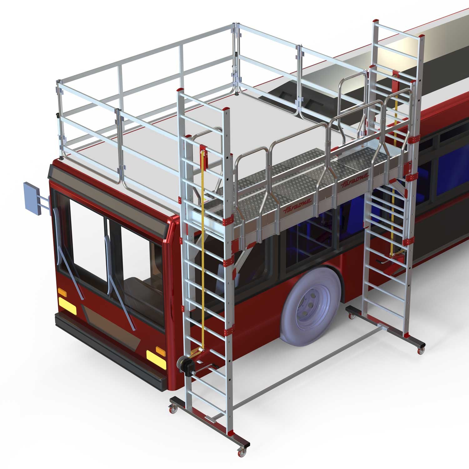 TSA320-P | Barandilla de protección perimetral