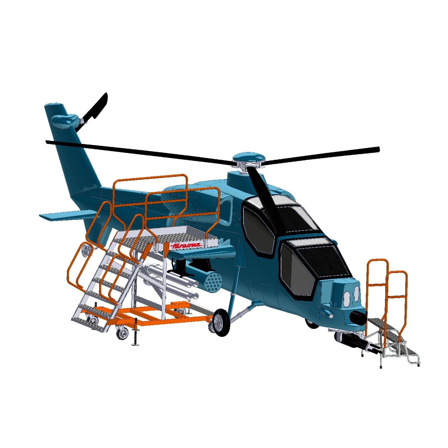 EM502 | Escaleras especiales para Mantenimiento de Helicópteros