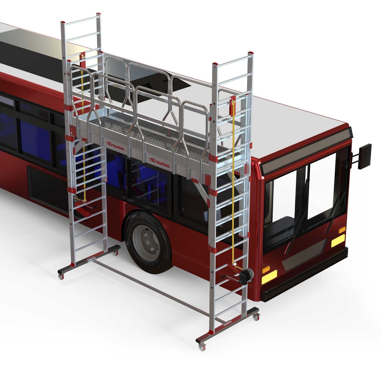 TSA320 | Andamio especial para talleres de camiones y autobuses