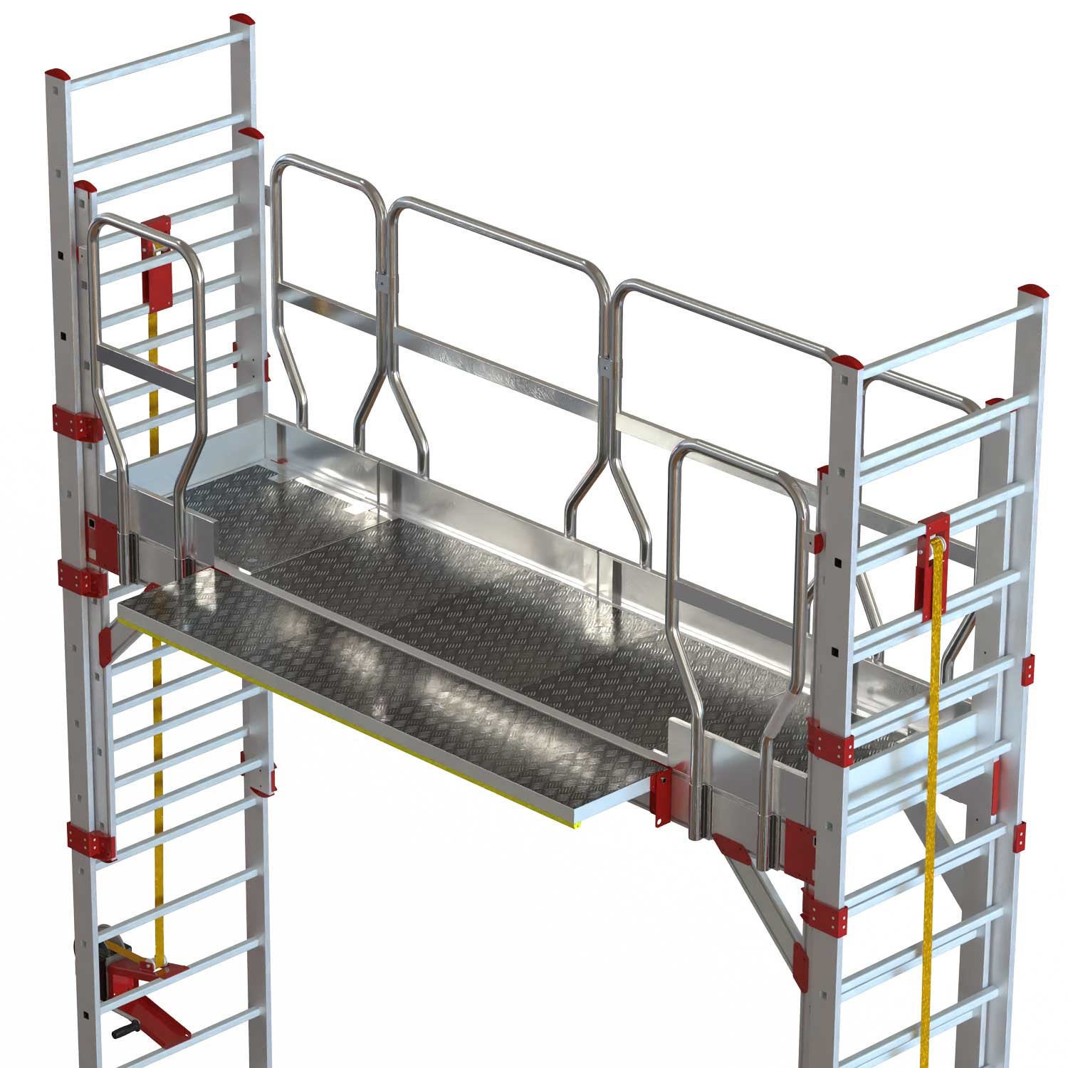 TSA320-SP | Panel lateral ajustable apoyado en el vehículo