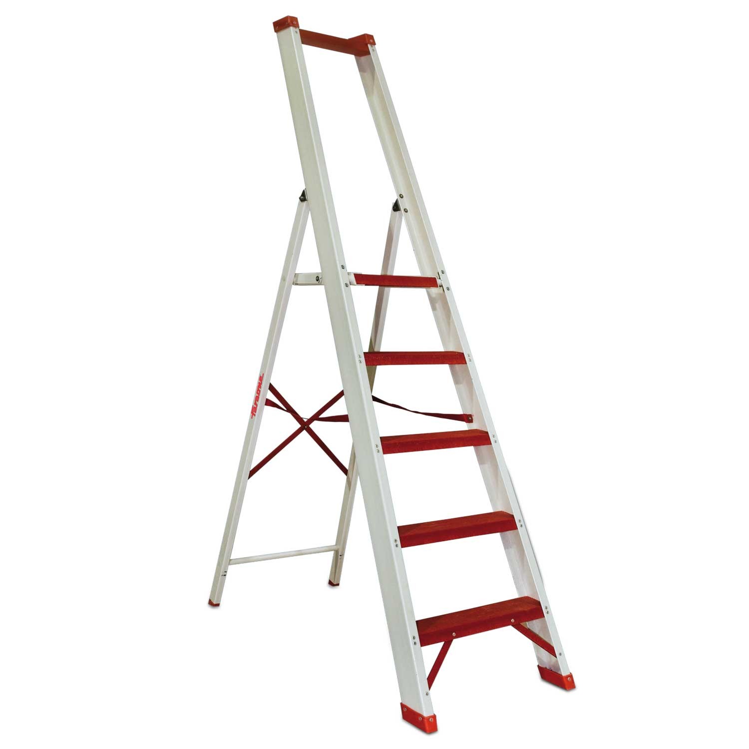 PAF | Escalera de tijera en fibra de vidrio con peldaños cómodos